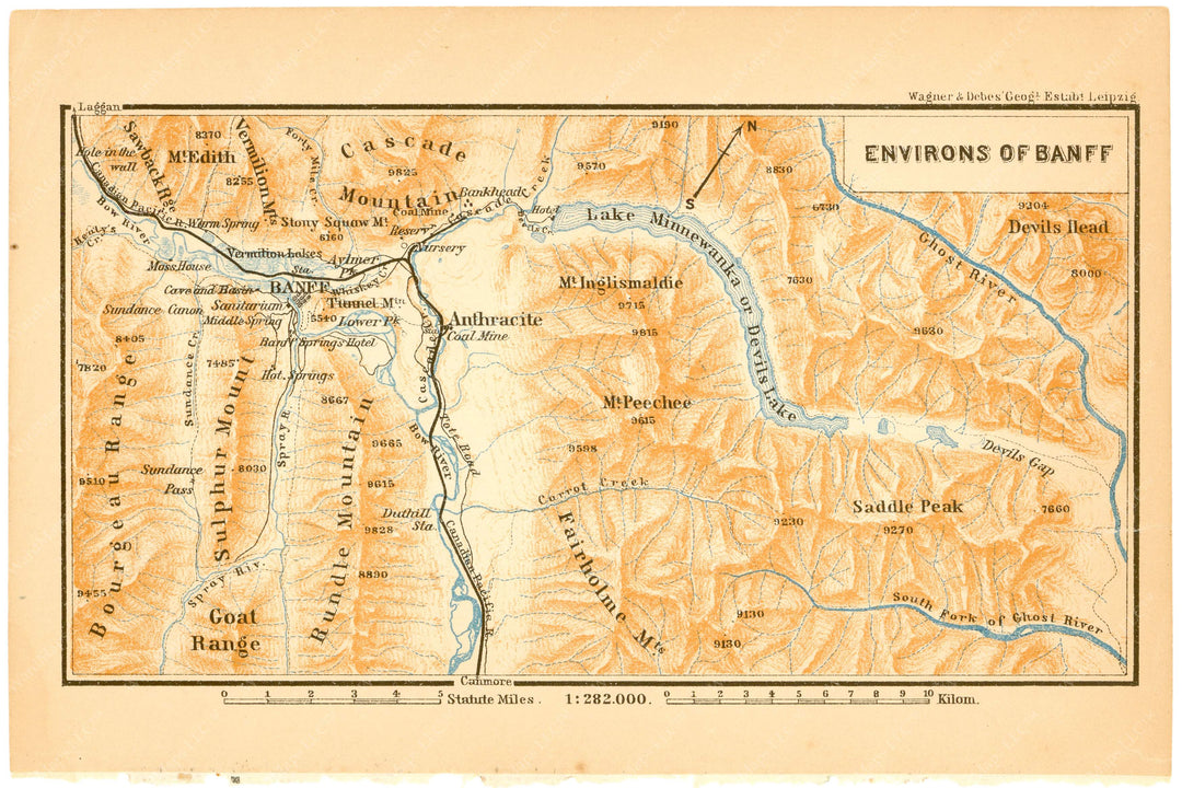 Banff (National Park), Alberta 1907