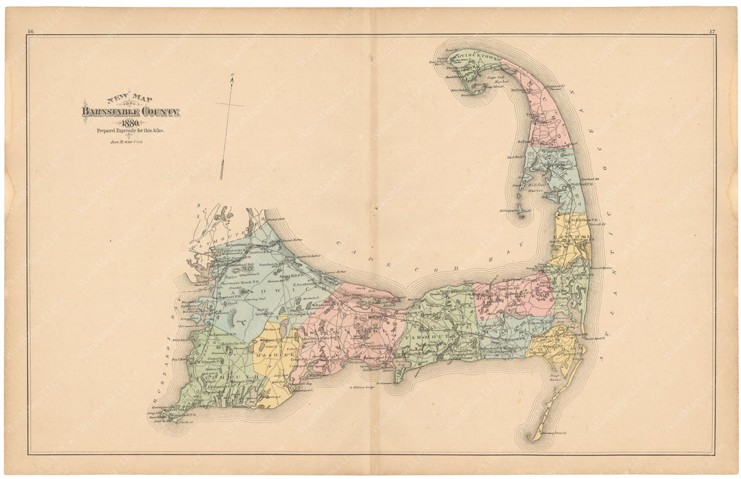 Barnstable County and Cape Cod, Massachusetts 1880