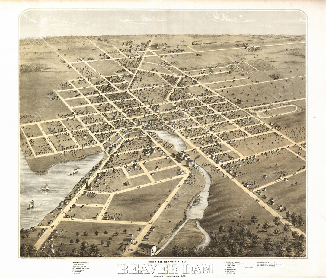 Beaver Dam, Wisconsin 1867