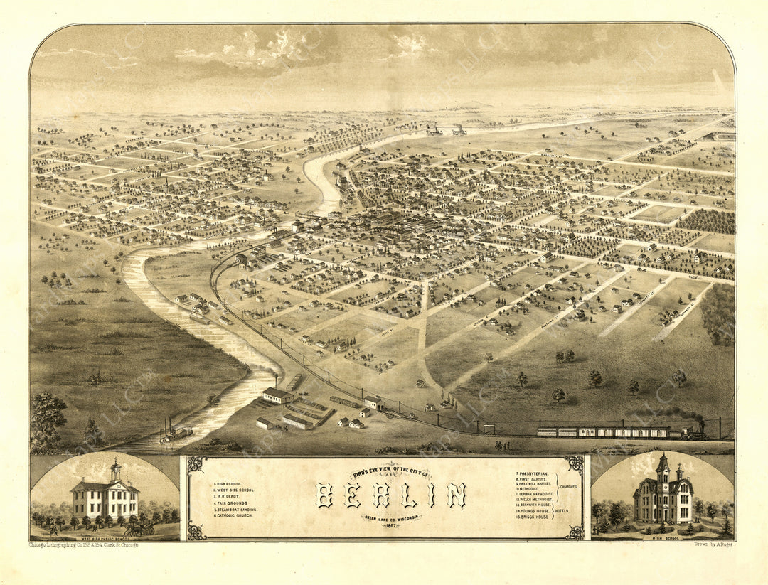 Berlin, Wisconsin 1867