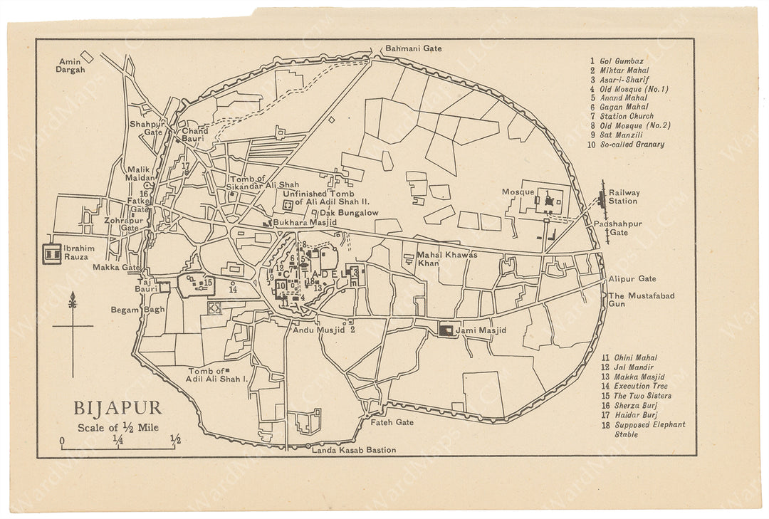 Bijapur (Vijayapura), India 1953