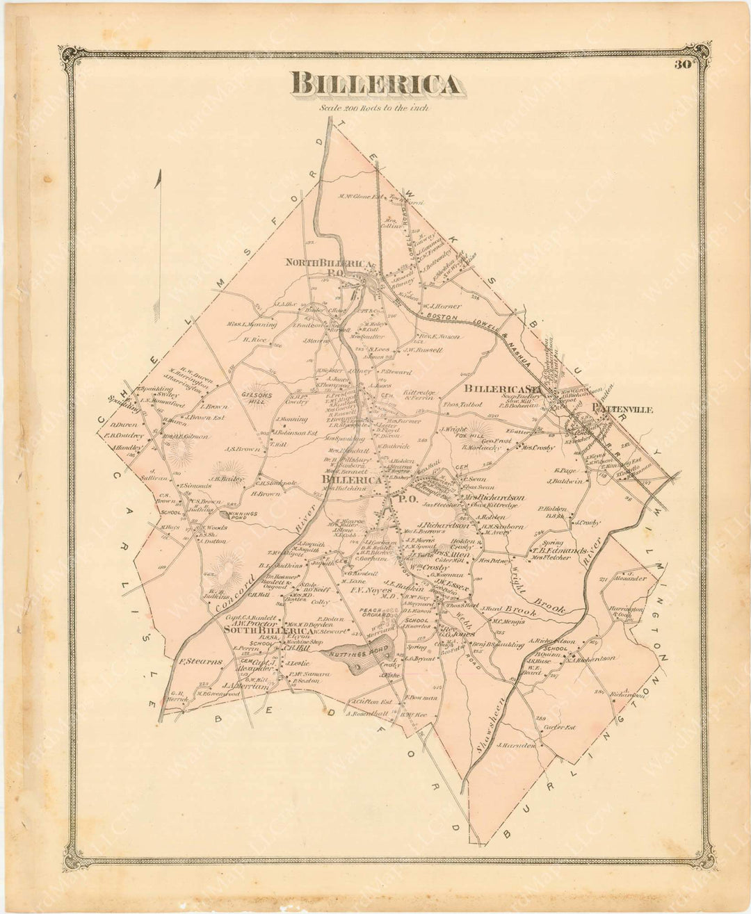 Billerica, Massachusetts 1875