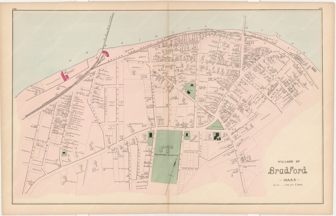 Haverhill, Massachusetts 1884: Bradford