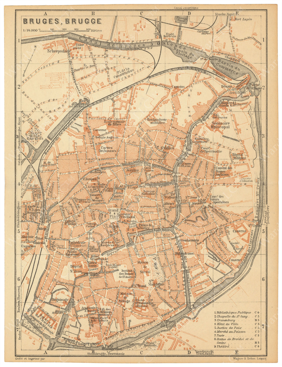 Bruges, Belgium 1914