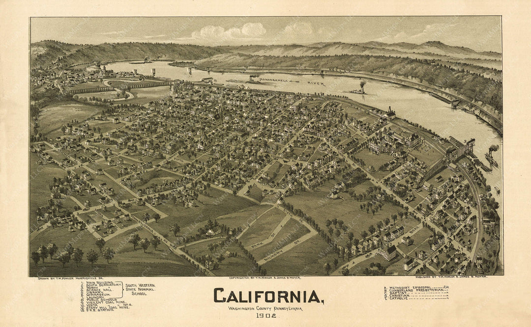 California, Pennsylvania 1902