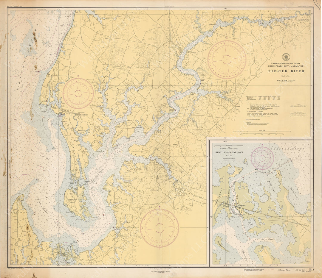 USC&GS Maryland - Chesapeake Bay: Chester River 1948