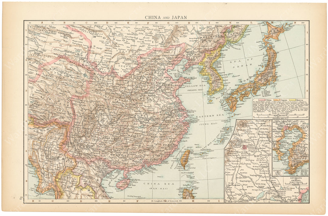 China, Japan, and Korea 1895
