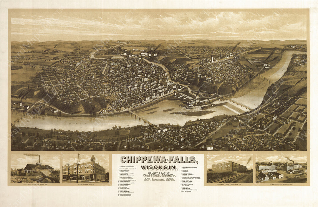 Chippewa-Falls, Wisconsin 1907