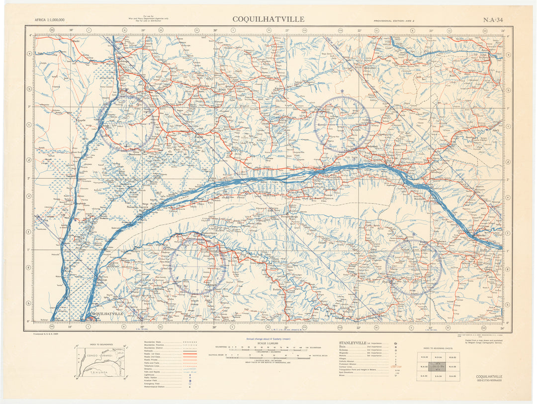 DR Congo (Northwest Part) 1943