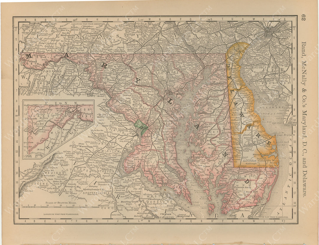 Delaware and Maryland 1877