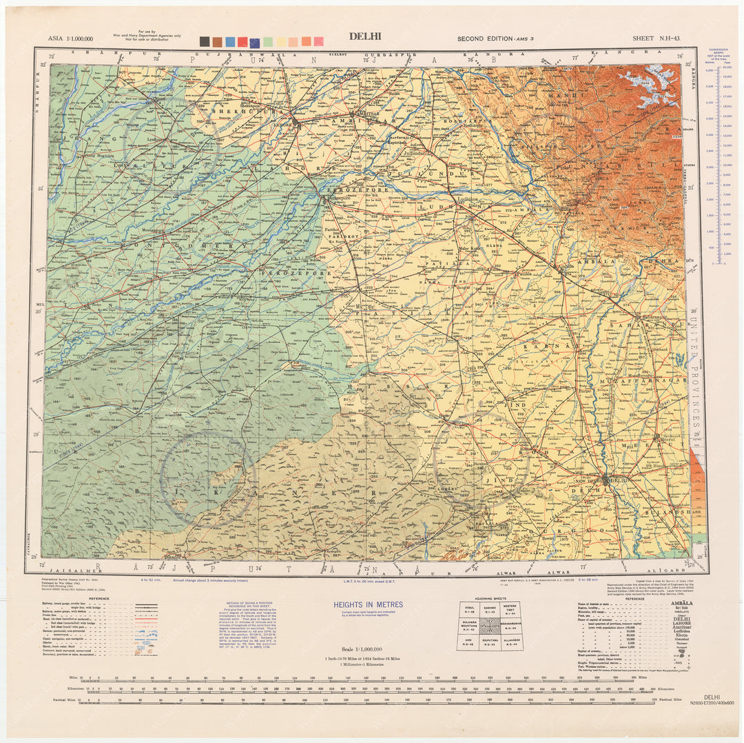 India: Delhi Region 1944
