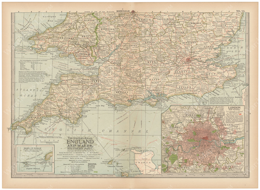 England and Wales: Southern Part 1914