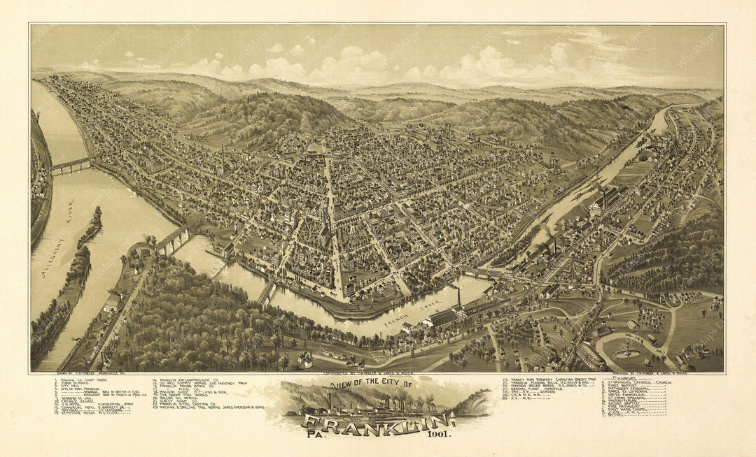 Franklin, Pennsylvania 1901