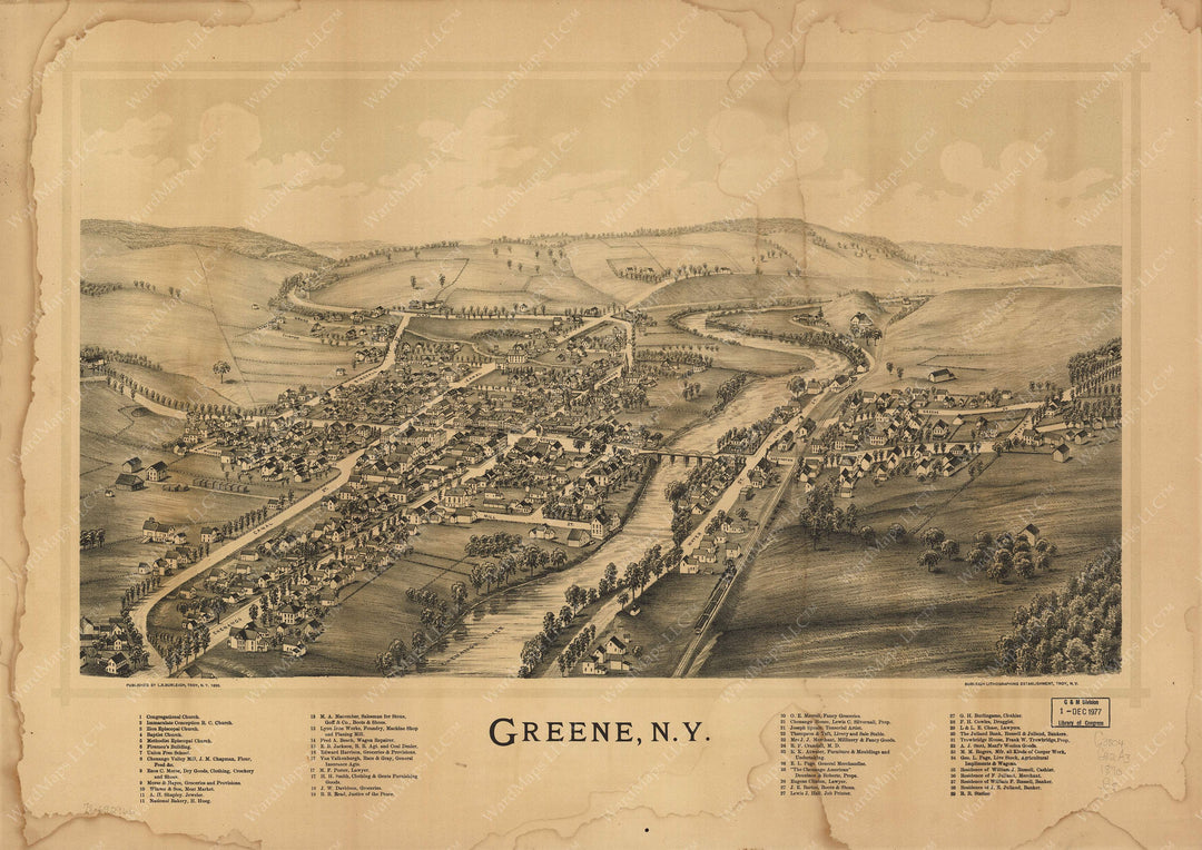 Greene, New York 1890