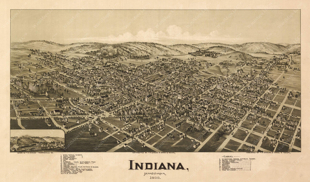 Indiana, Pennsylvania 1900