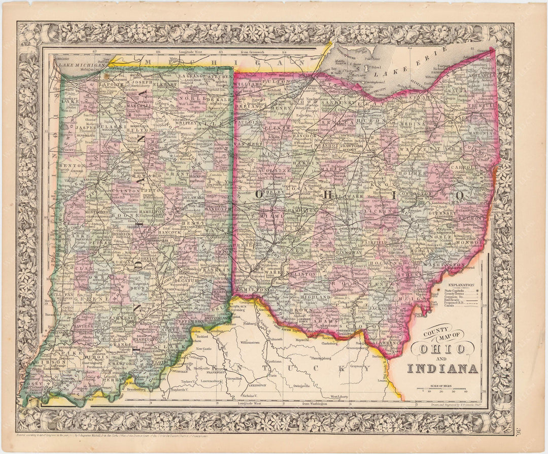 Indiana and Ohio 1864