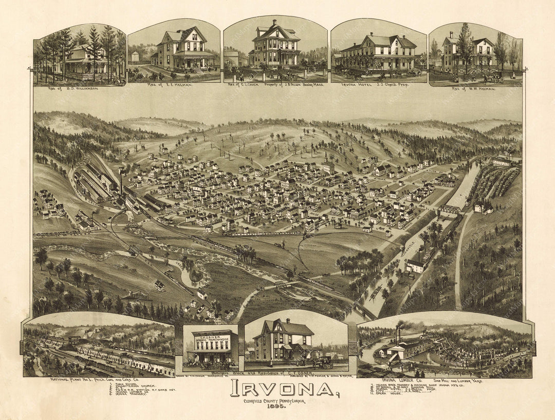 Irvona, Pennsylvania 1895