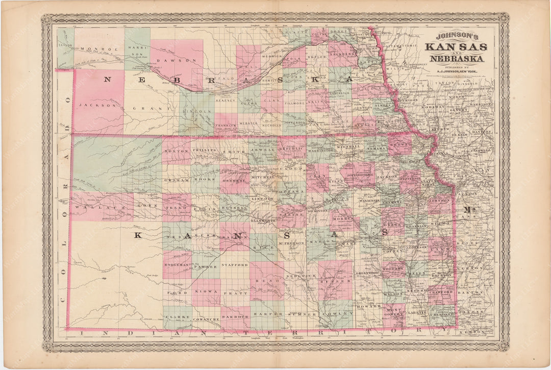 Kansas and Nebraska 1873
