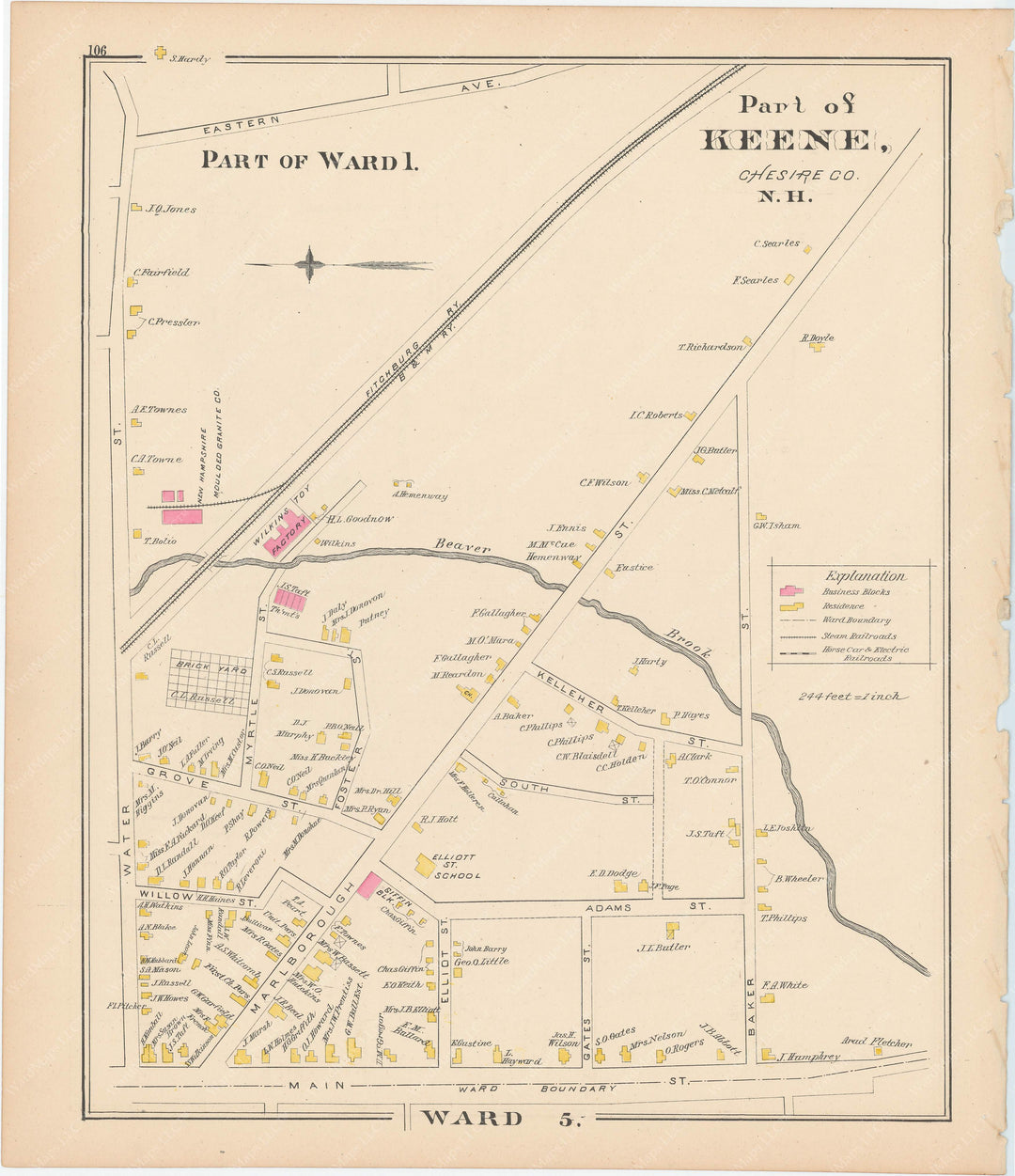 Keene, New Hampshire 1892