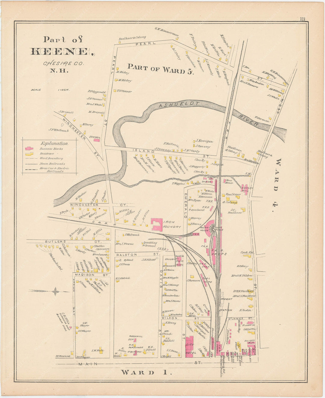 Keene, New Hampshire 1892