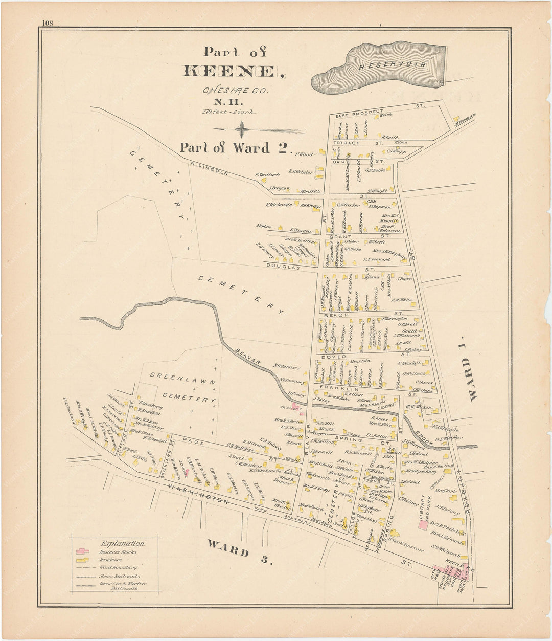 Keene, New Hampshire 1892