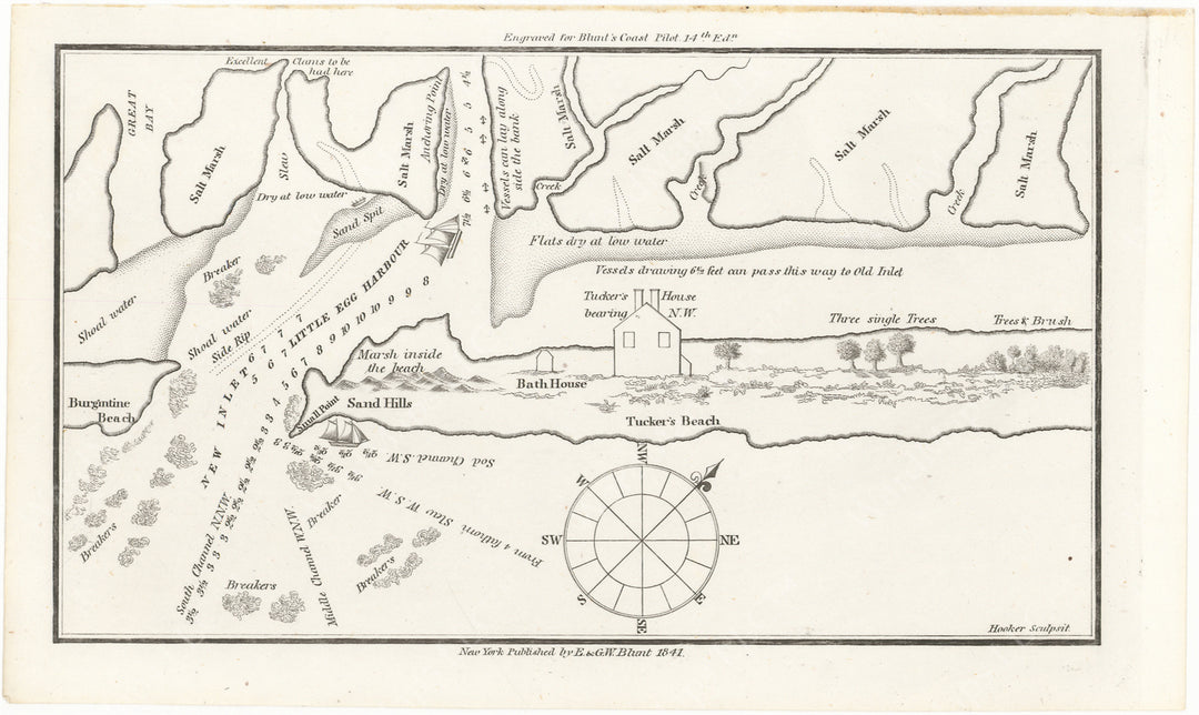 Long Beach Island, New Jersey 1841