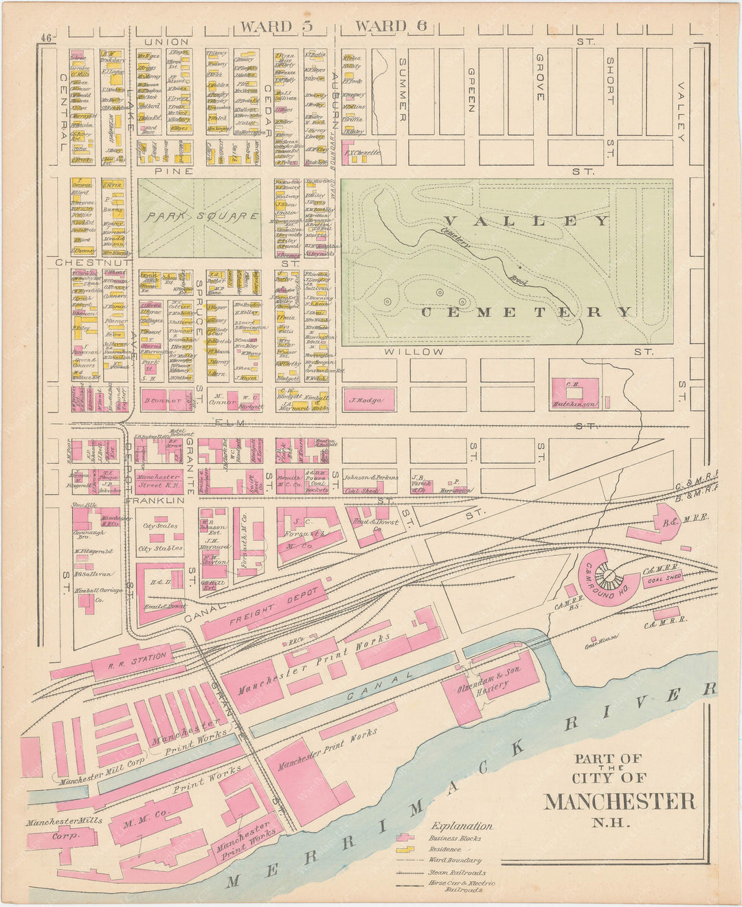 Manchester, New Hampshire 1892