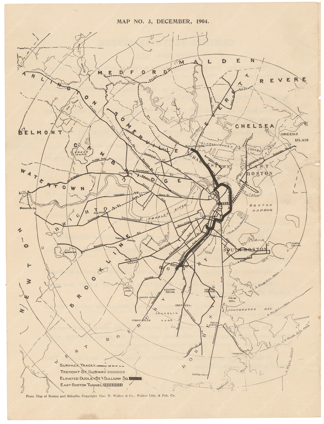 Boston Elevated Railway Co. (Massachusetts) System Map 03: December 1904 (Pub. 1910)