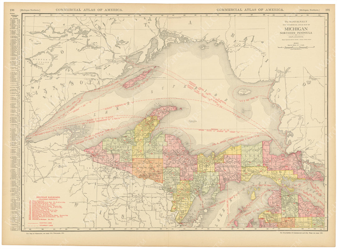 Michigan 1916: Upper Peninsula