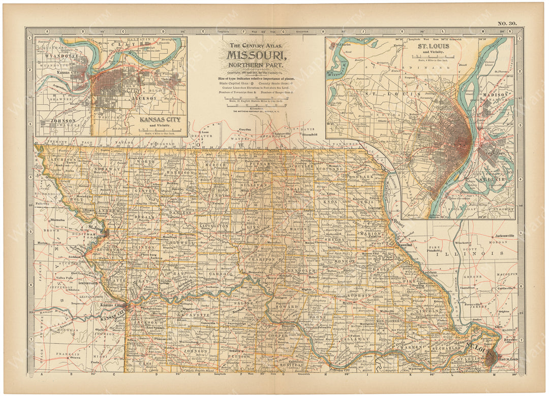 Missouri: Northern Part 1914
