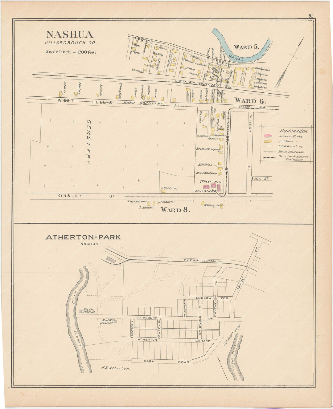 Nashua, New Hampshire 1892