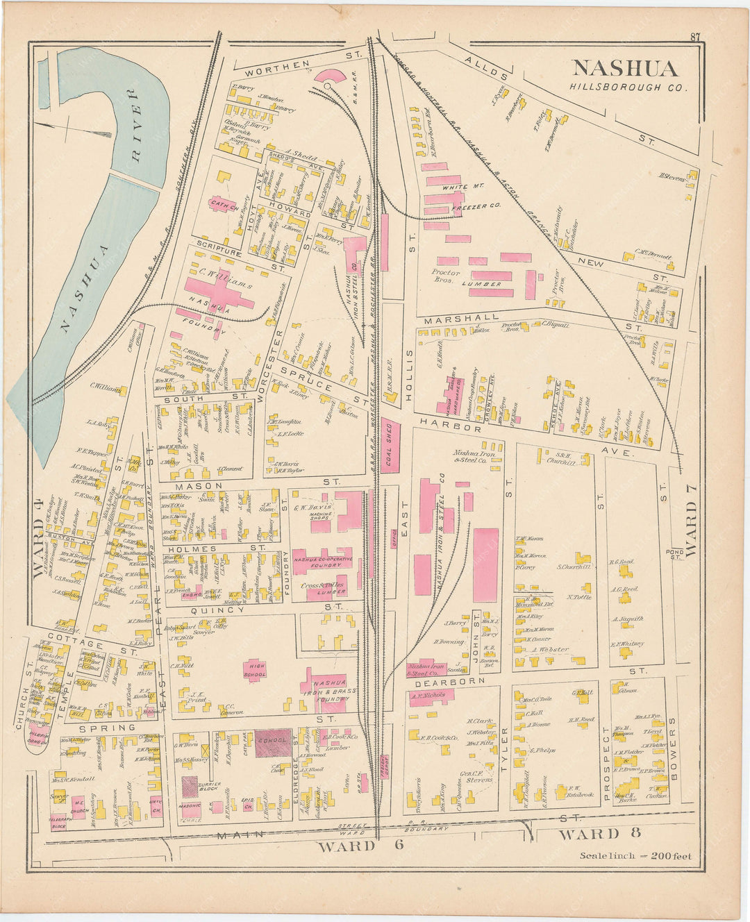 Nashua, New Hampshire 1892