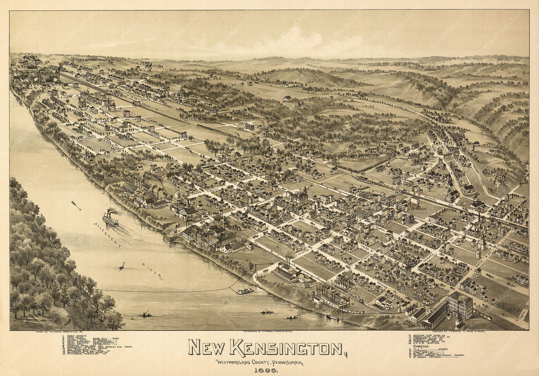 New Kensington, Pennsylvania 1896