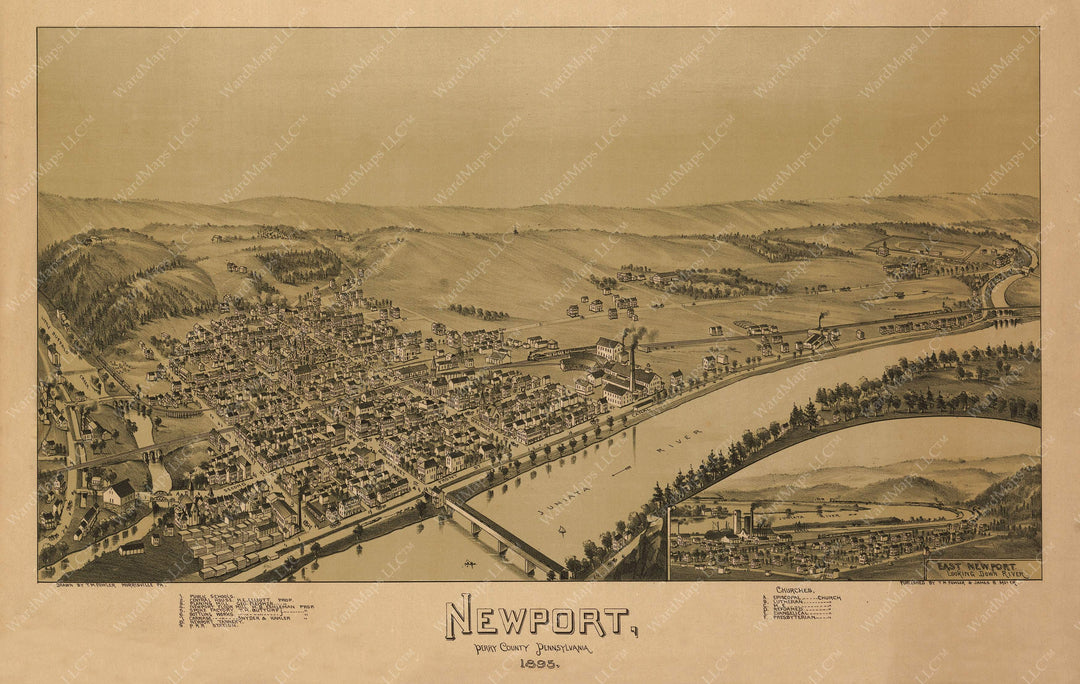 Newport, Pennsylvania 1895