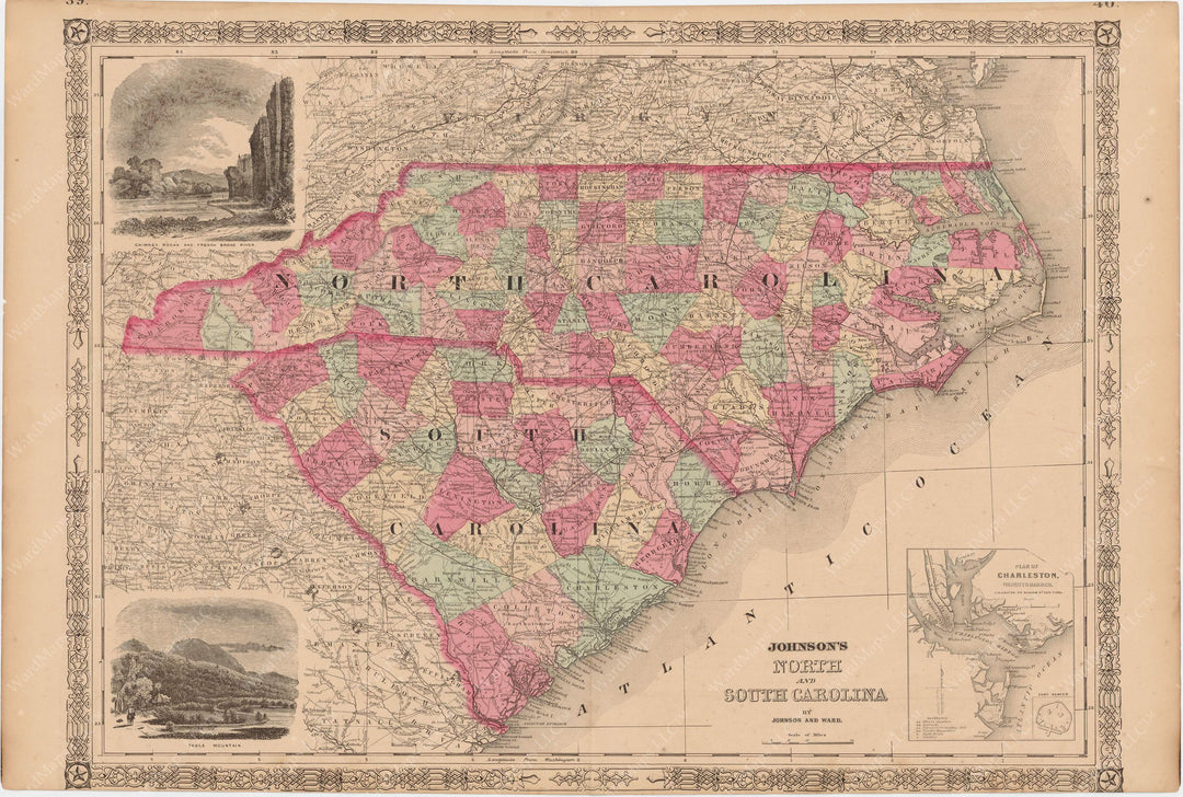North Carolina and South Carolina 1865