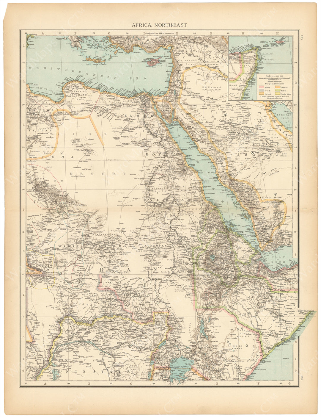 Africa 1895: Northeastern Part