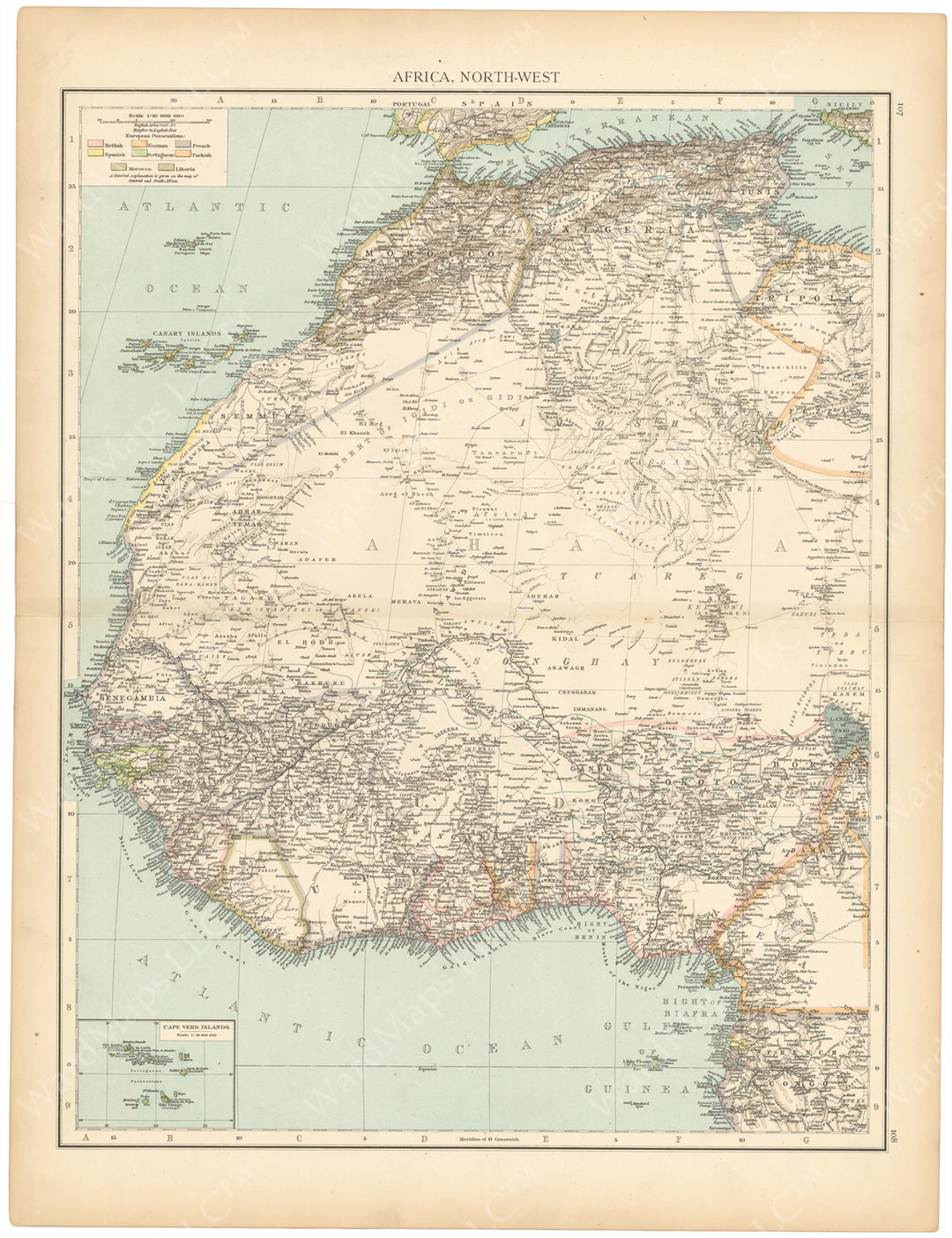 Africa 1895: Northwestern Part