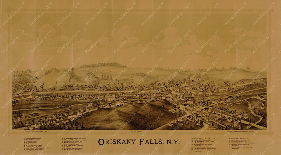 Oriskany Falls, New York 1891