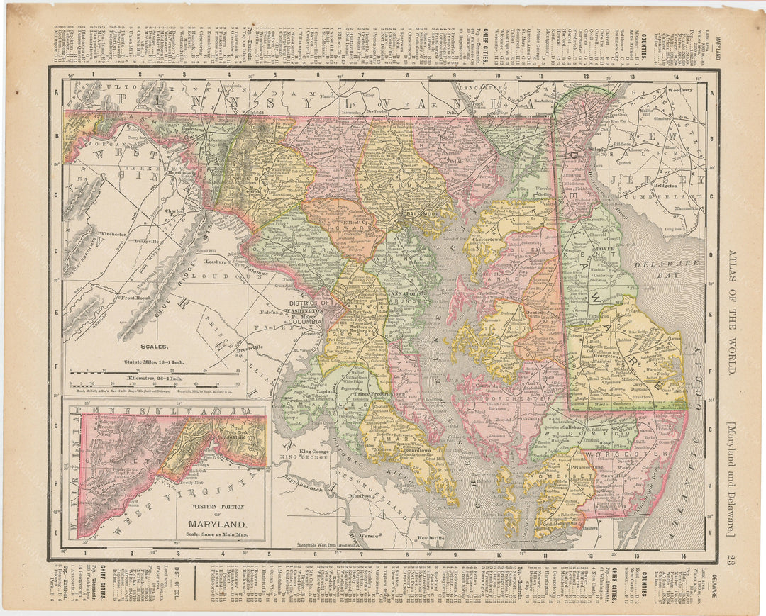 Delaware and Maryland 1900