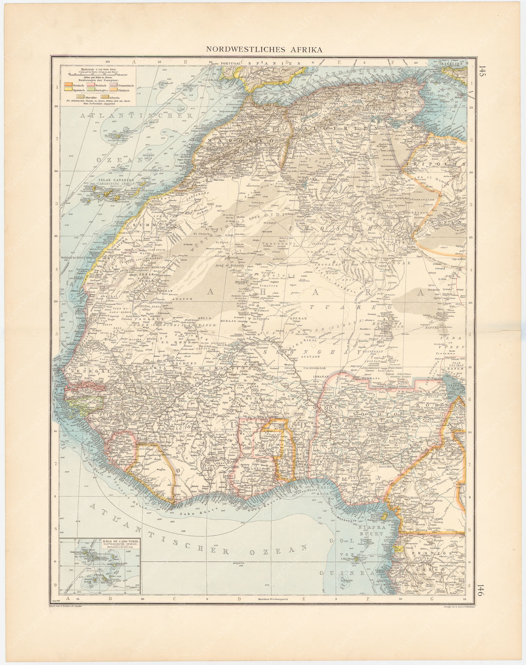 Africa 1899 (Northwestern Part)