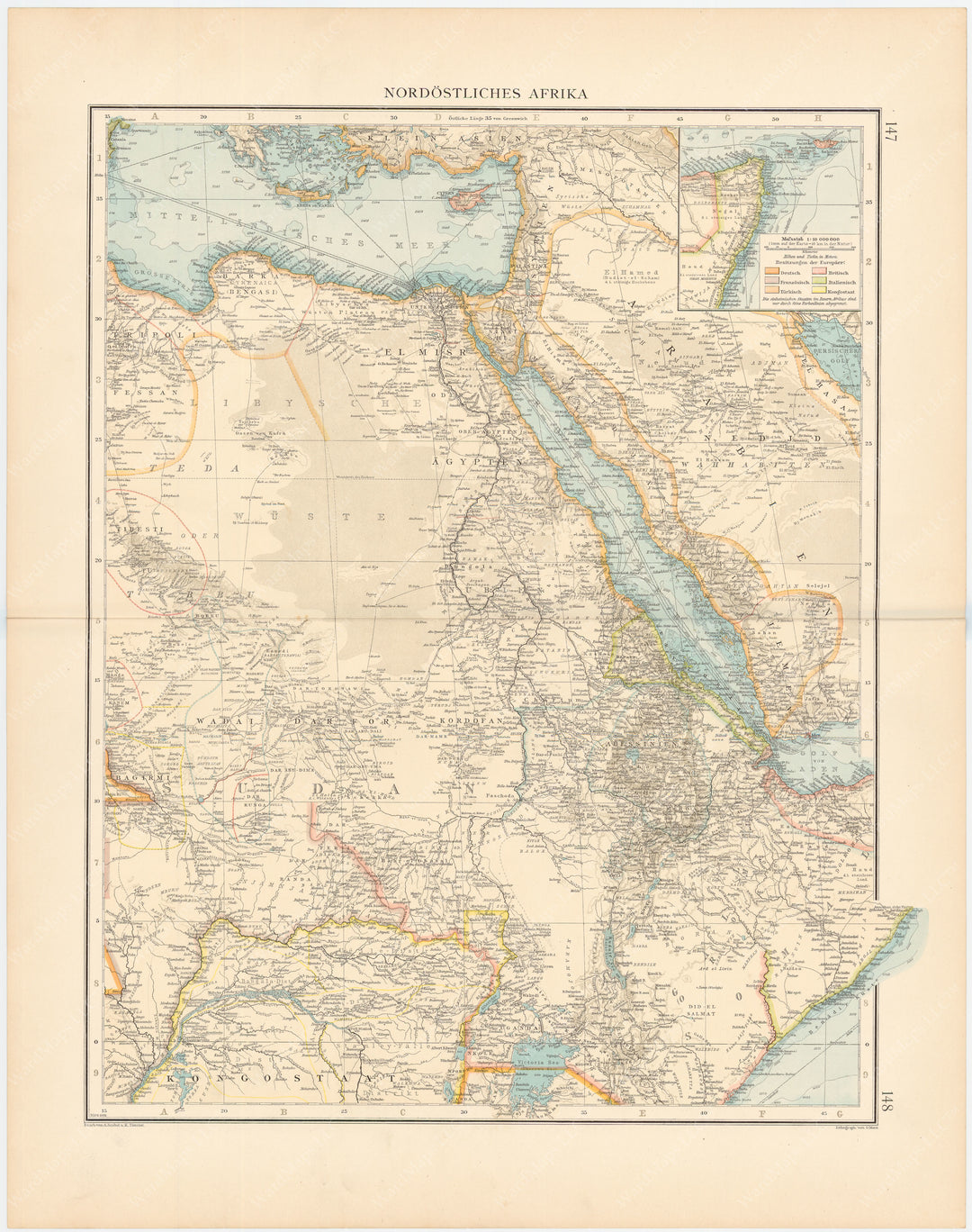 Africa 1899 (Northeastern Part)