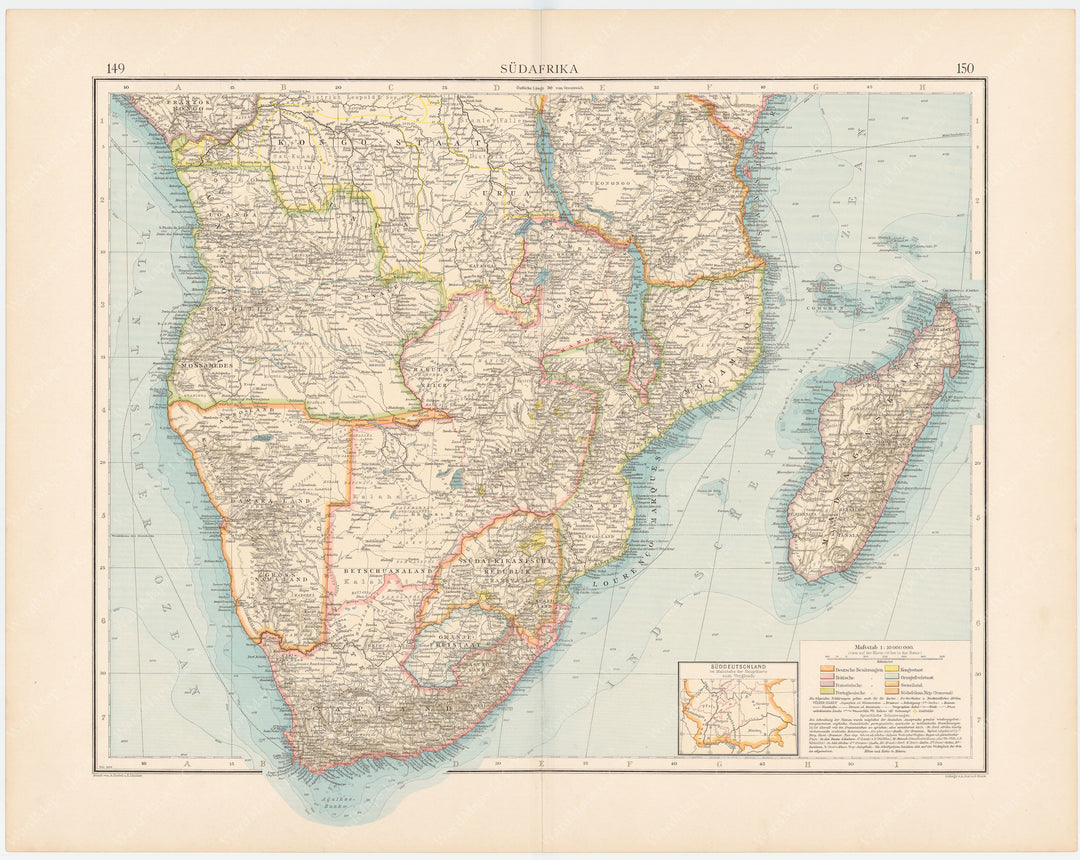 Africa 1899 (Southern Part)