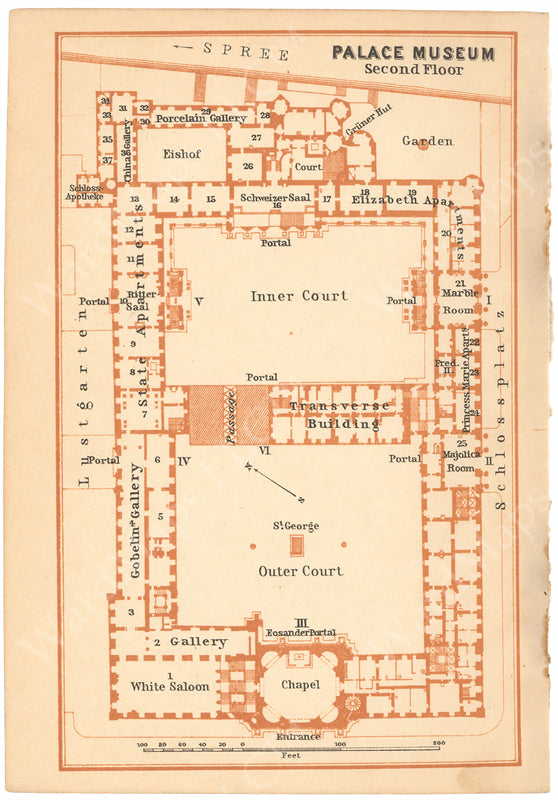 Berlin, Germany 1923: Royal Palace
