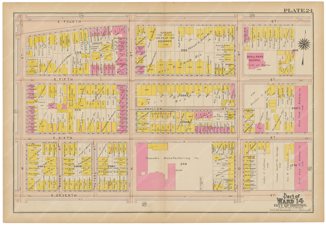 South Boston, Massachusetts 1910 Plate 024