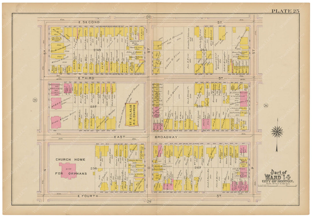 South Boston, Massachusetts 1910 Plate 025