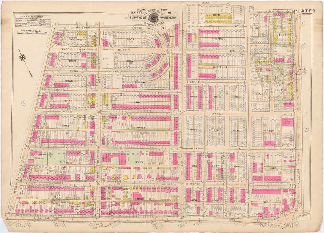 Washington, D.C. 1927 Vol. 4, Outer NE/SE, Plate 002