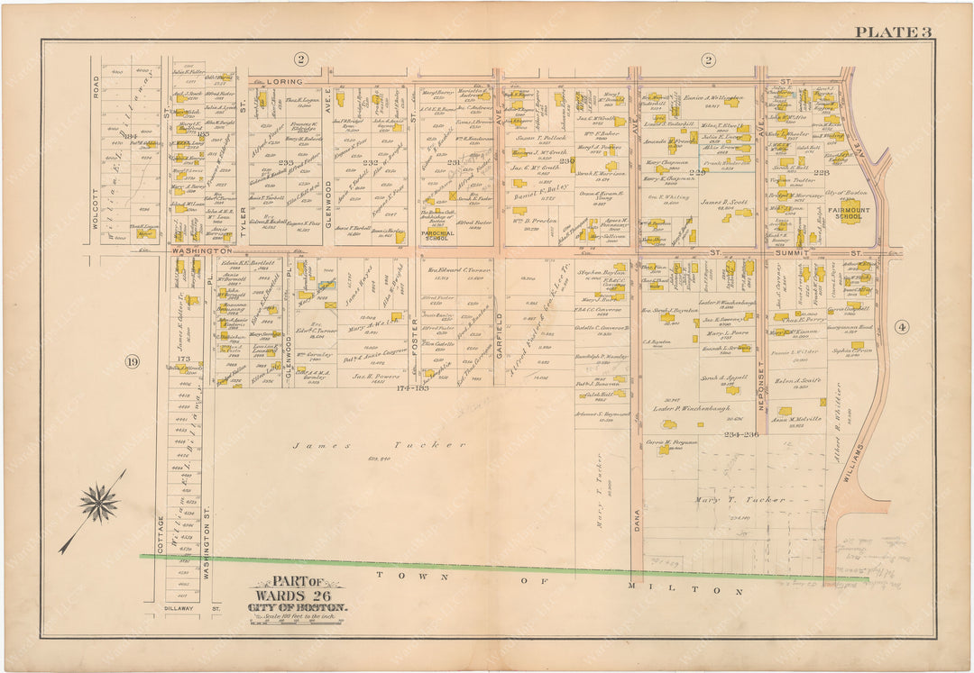 Hyde Park, Massachusetts 1912 Plate 003