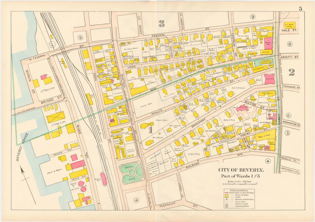 Beverly, Massachusetts 1907 Plate 005