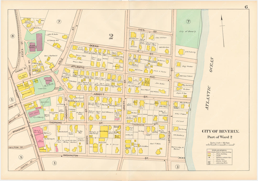 Beverly, Massachusetts 1907 Plate 006
