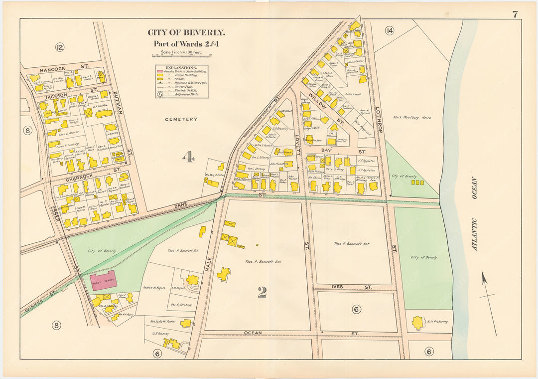 Beverly, Massachusetts 1907 Plate 007
